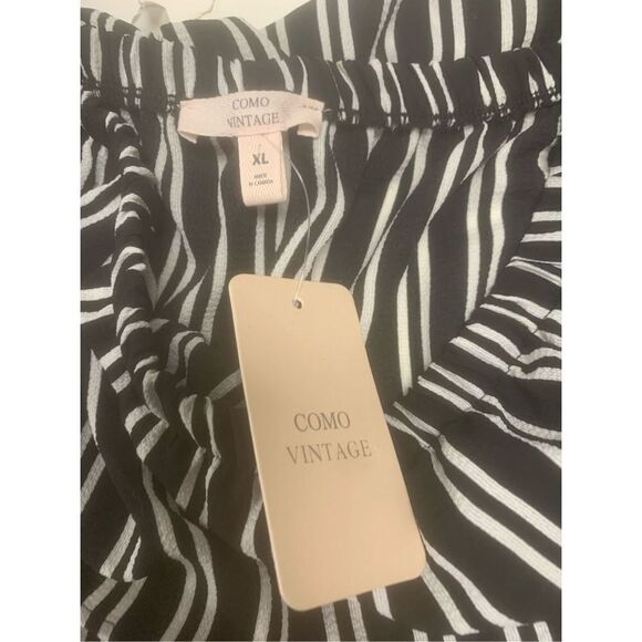 Striped Off The Shoulder Dress - Picture 5 of 5